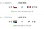 两队皆1平1负积1分!A组末轮捷克vs墨西哥,南非vs韩国
